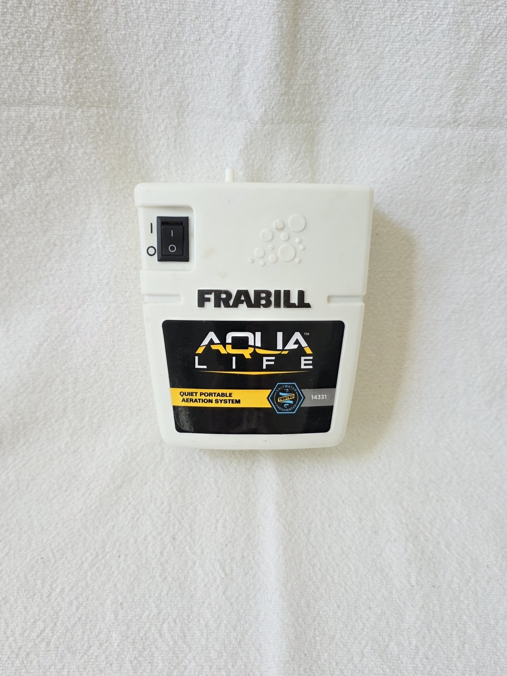 Frabill Marine Aqua Life Portable Aeration System Quiet Aerator 14331 Fishing
